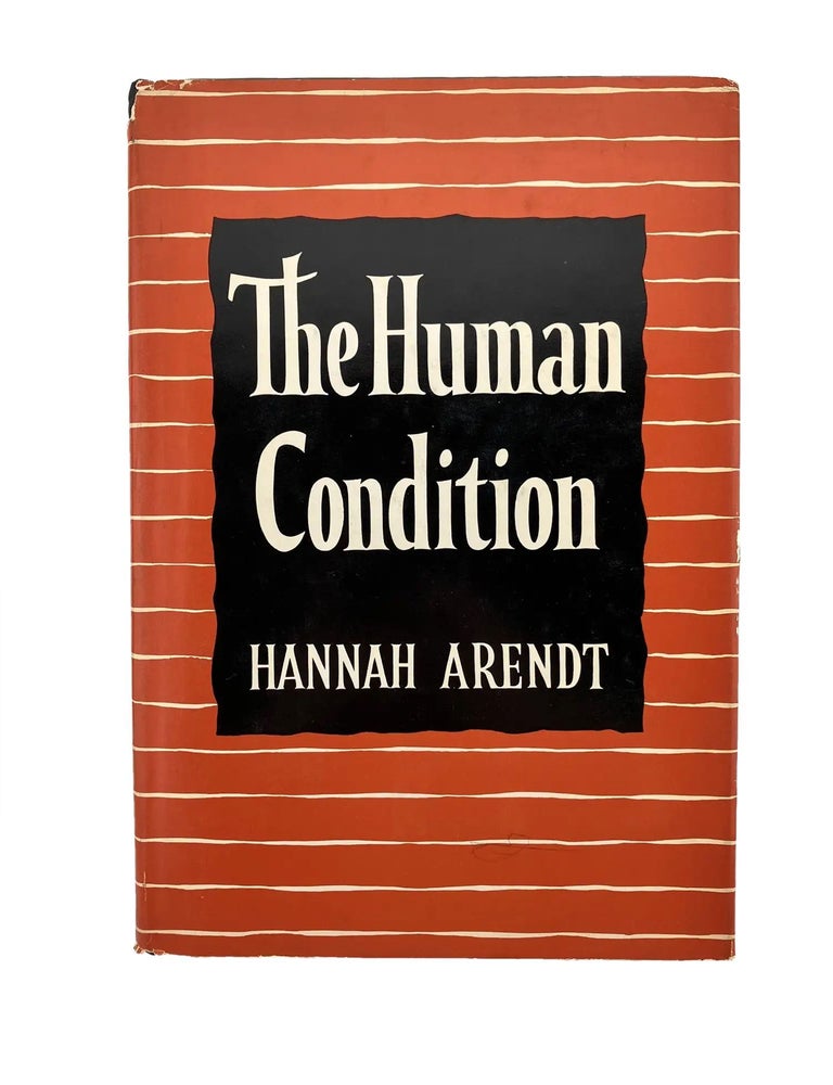 Item #10 the human condition. hannah arendt