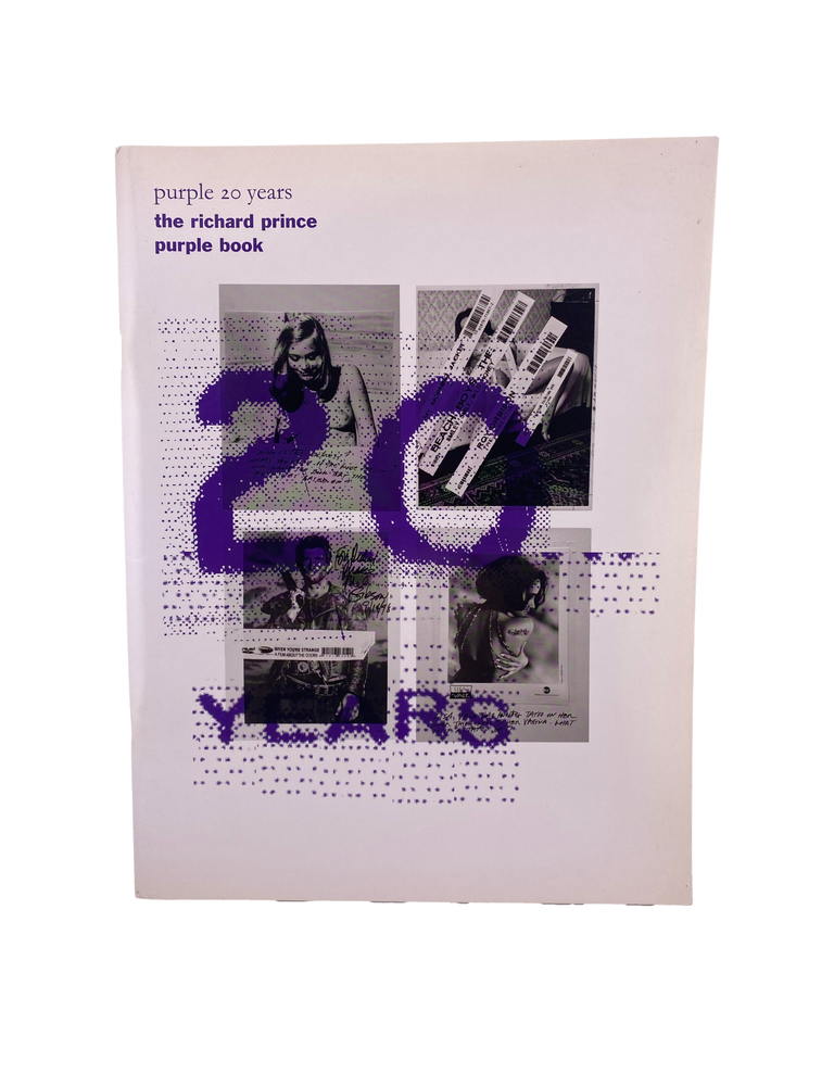 Item #1014 purple 20 years: the richard prince purple book. richard prince