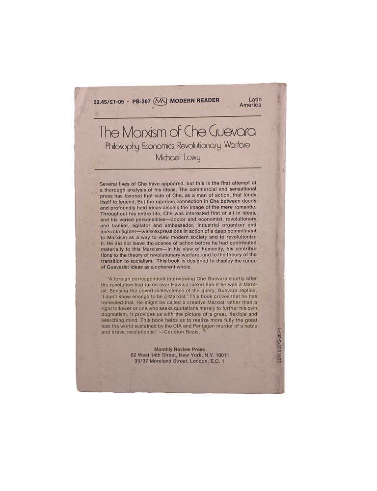 the marxism of che guevara: philosophy, economics, and revolutionary warfare