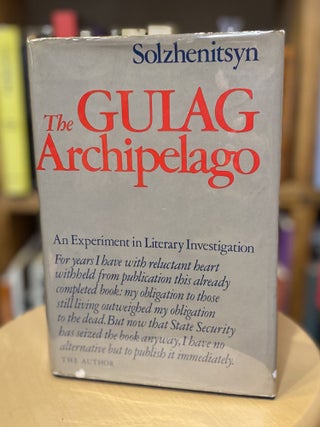 Item #103 The Gulag Archipelago 1918-1956. Solzhenitsyn