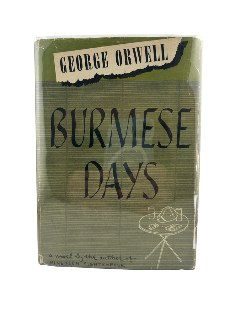 Item #1068 burmese days. george orwell