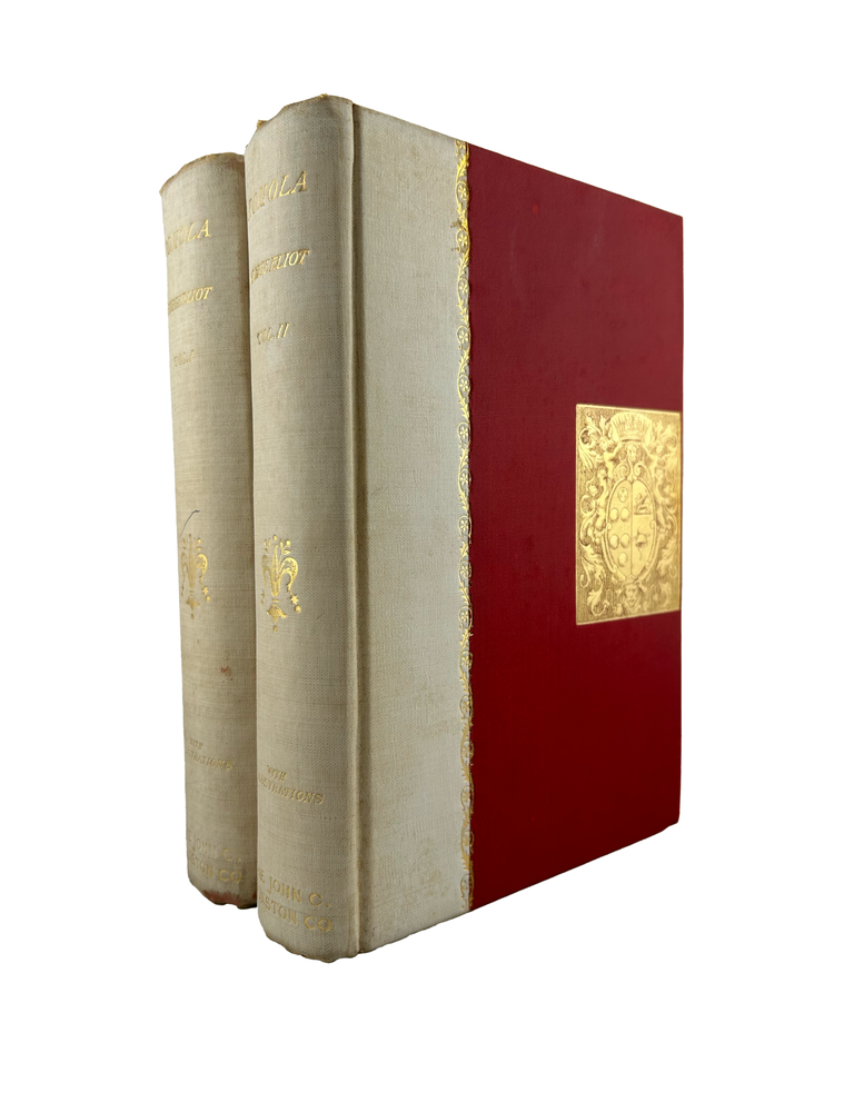 Item #1072 romola (vol 1 and 2). george eliot