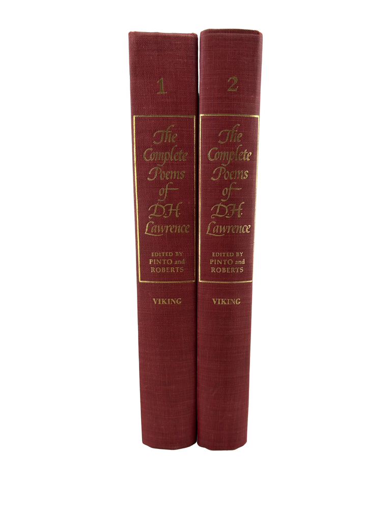 the complete poems of d.h. lawrence, 2 volume set