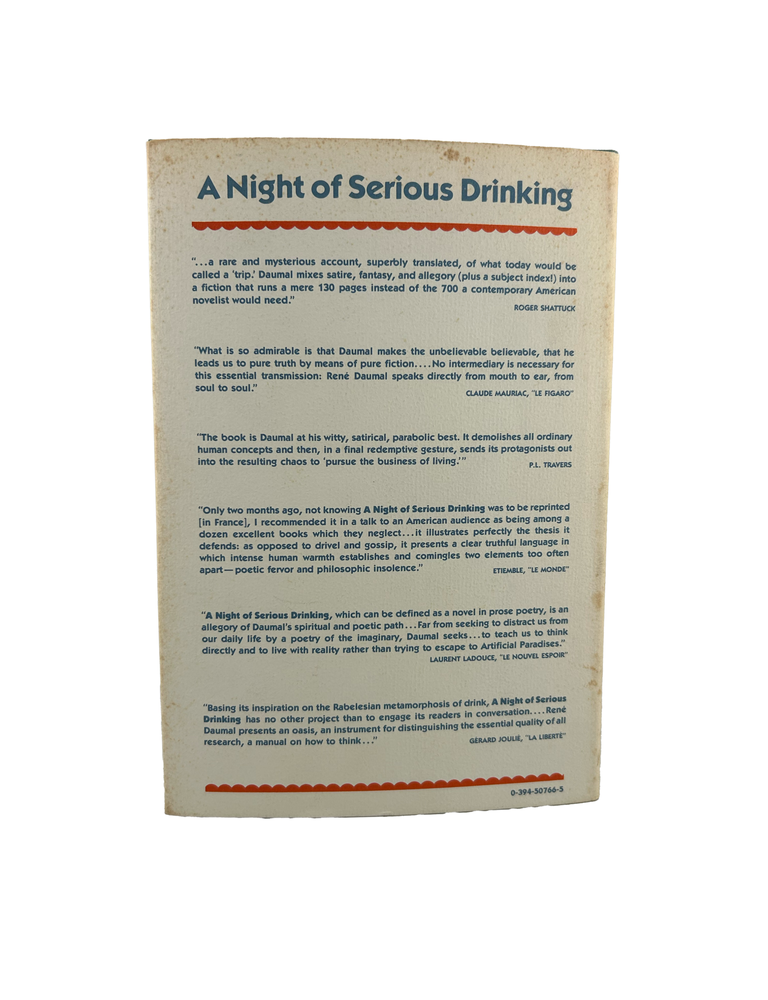 a night of serious drinking