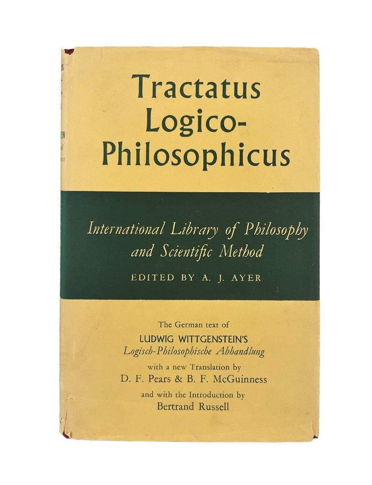 Item #1089 tractatus logico-philosophicus. ludwig wittgenstein