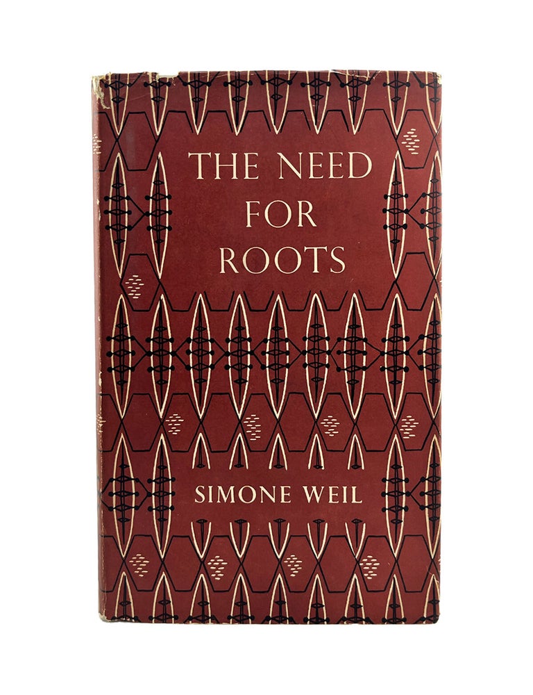 Item #1127 the need for roots. simone weil
