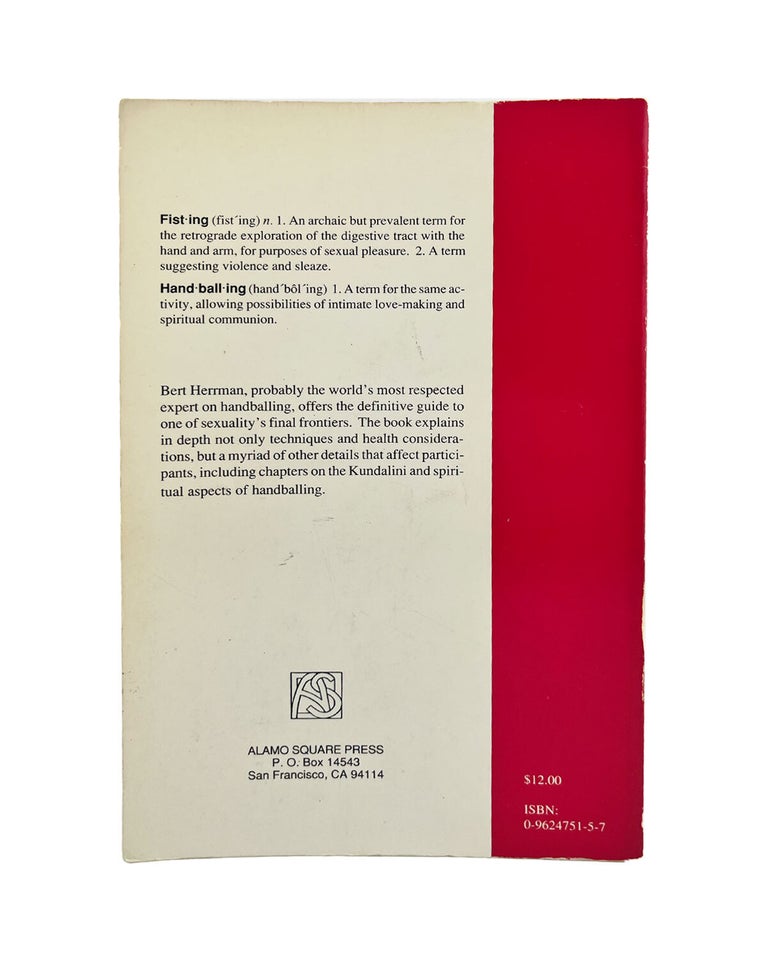 trust--the hand book: a guide to the sensual and spiritual art of handballing