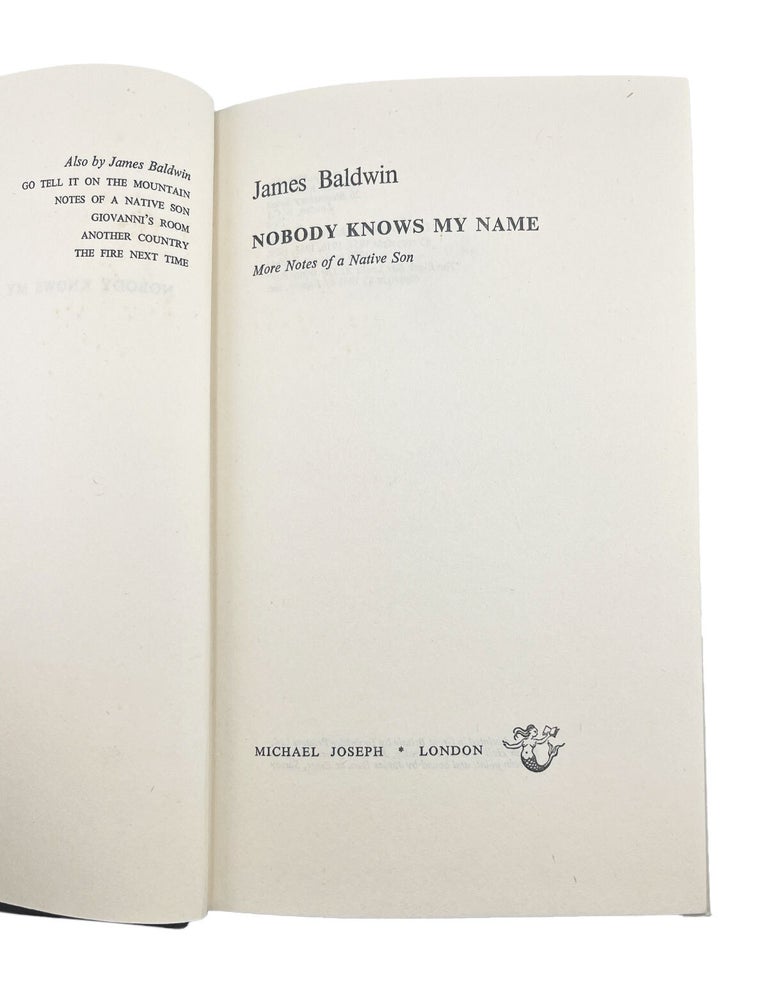 nobody knows my name: more notes of a native son
