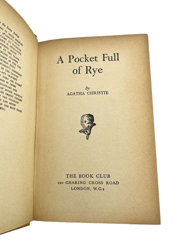 a pocket full of rye