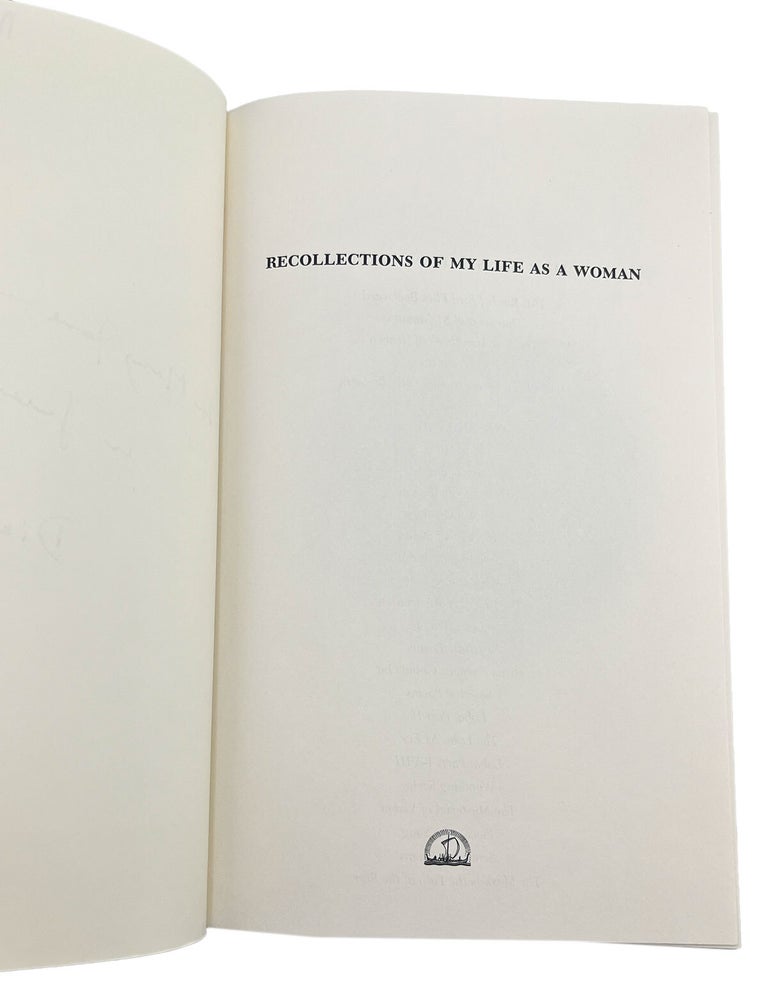 recollections of my life as a woman