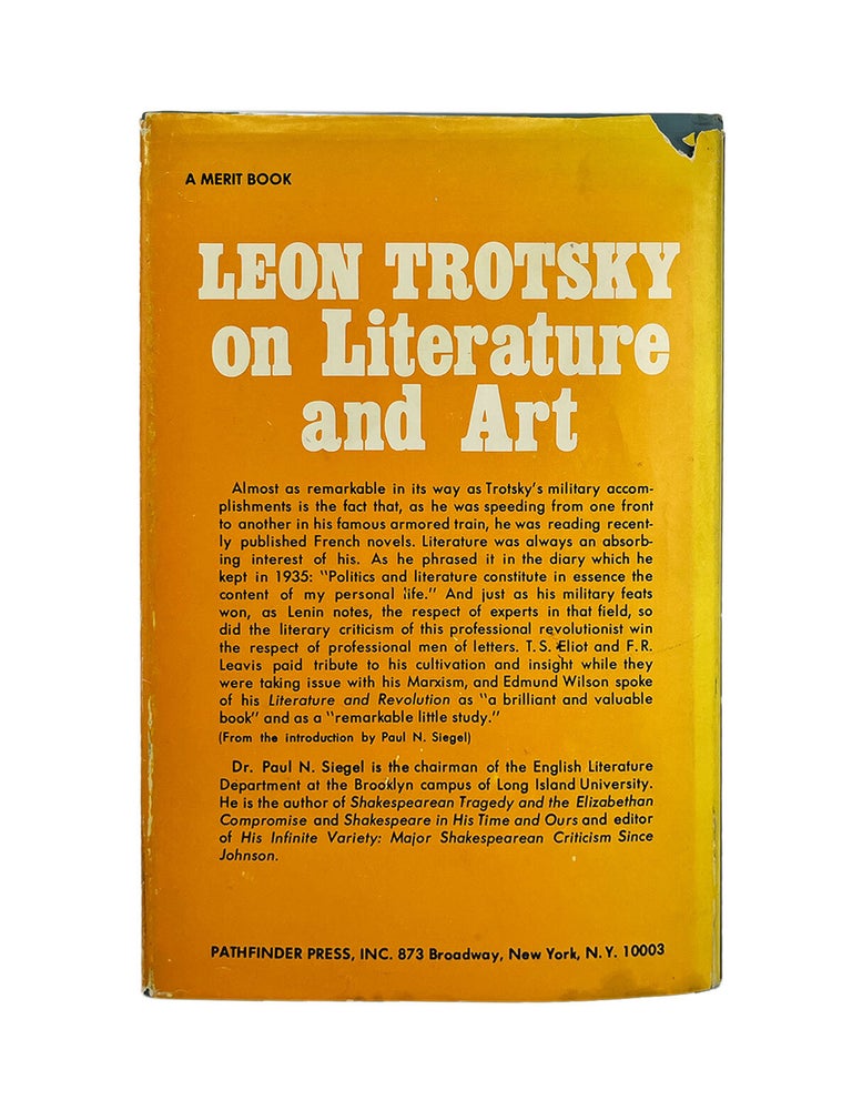 leon trotsky on literature and art