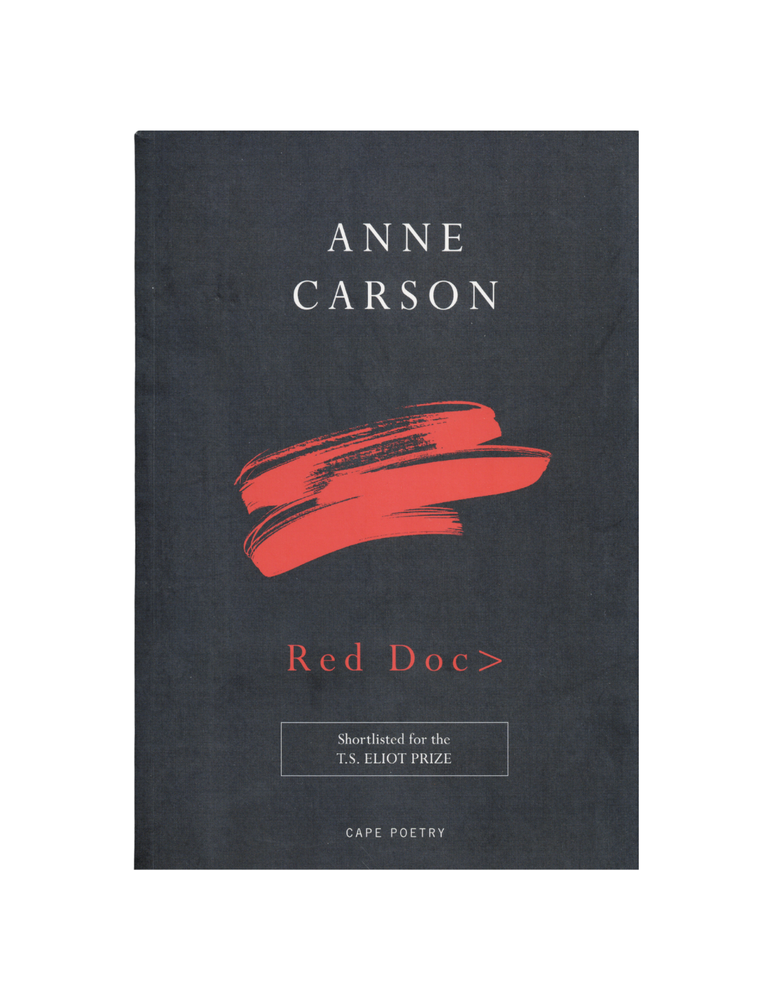 Item #1226 red doc>. anne carson
