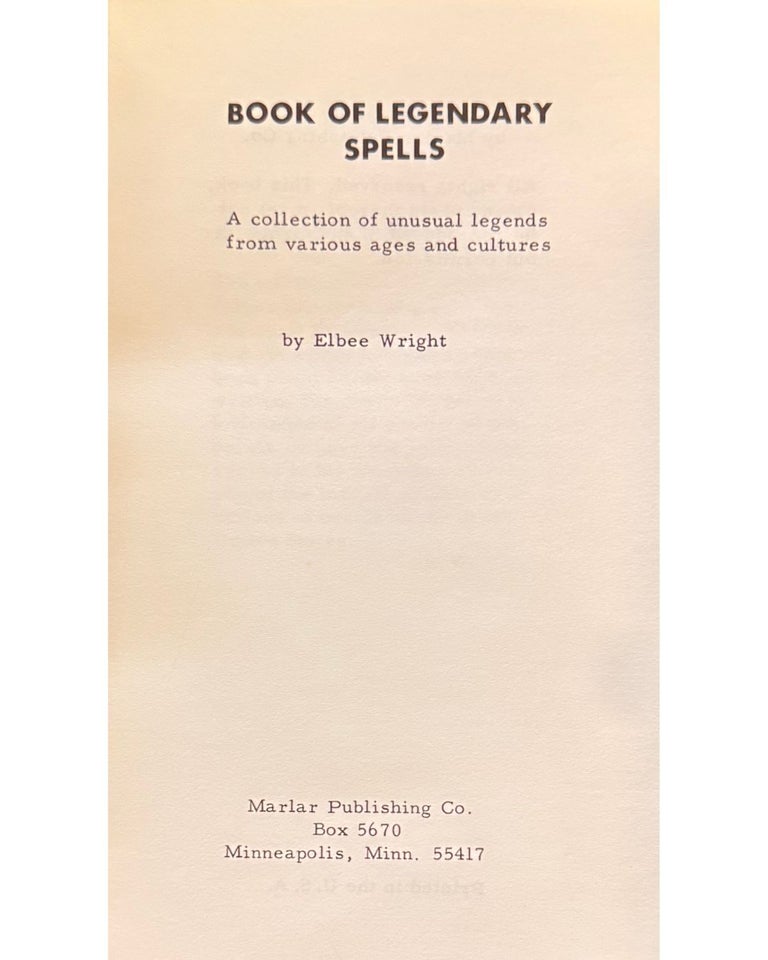 book of legendary spells
