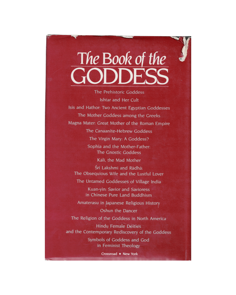the book of the goddess past and present