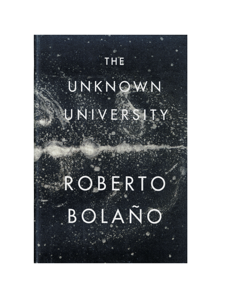 Item #1348 the unknown university. roberto bolaño