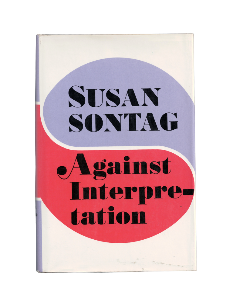Item #1358 against intepretation. susan sontag