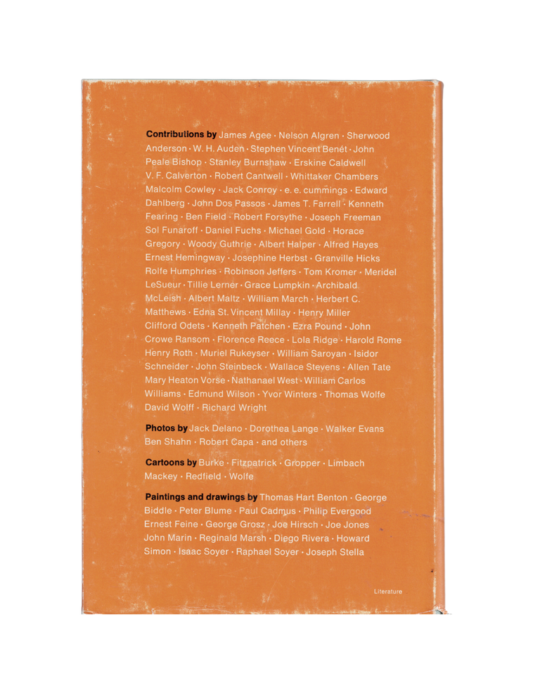 years of protest: a collection of american writings of the 1930s