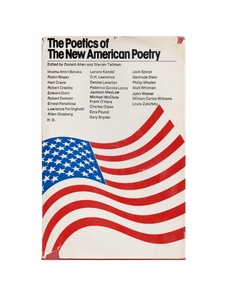 Item #1428 the poetics of the new american poetry. donald allen, warren tallman