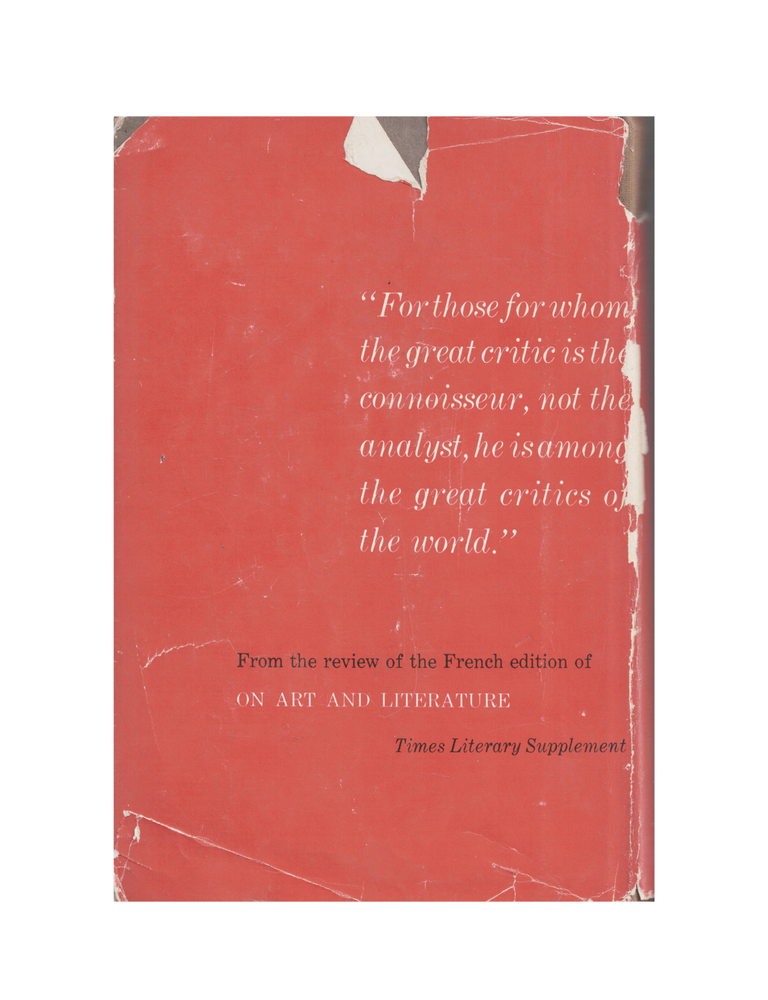 marcel proust: on art and literature, 1896-1919