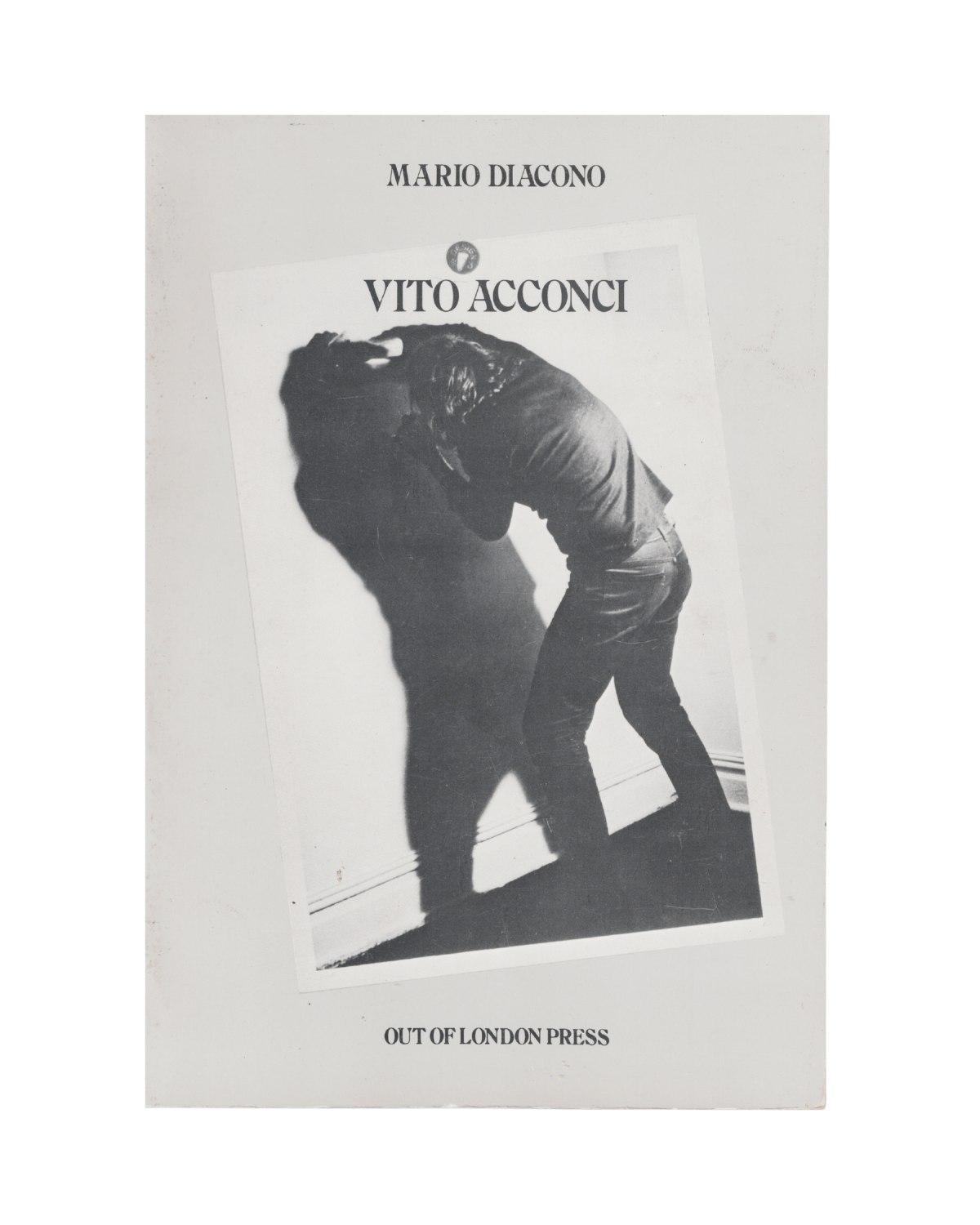 Mario Docono dal testo azione al corpo come testo | vito acconci, mario diacono