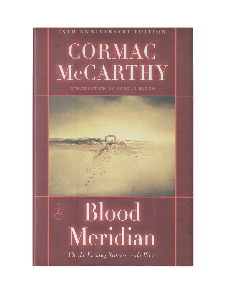 Item #1510 blood meridian or the evening redness in the west. cormac mccarthy