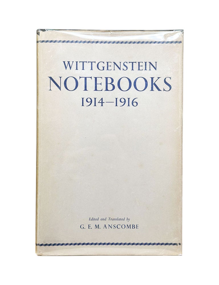 Item #152 notebooks 1914-1916. ludwig wittgenstein