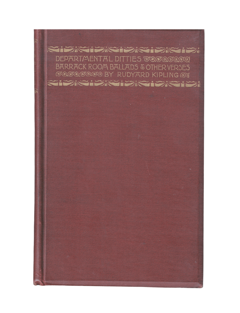 Item #1528 departmental ditties, barrack-room ballads and other verses. rudyard kipling