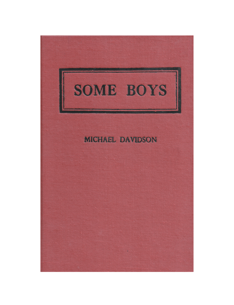 Item #1545 some boys. michael davidson