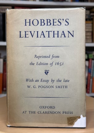 Item #155 hobbes’s leviathan. thomas hobbes