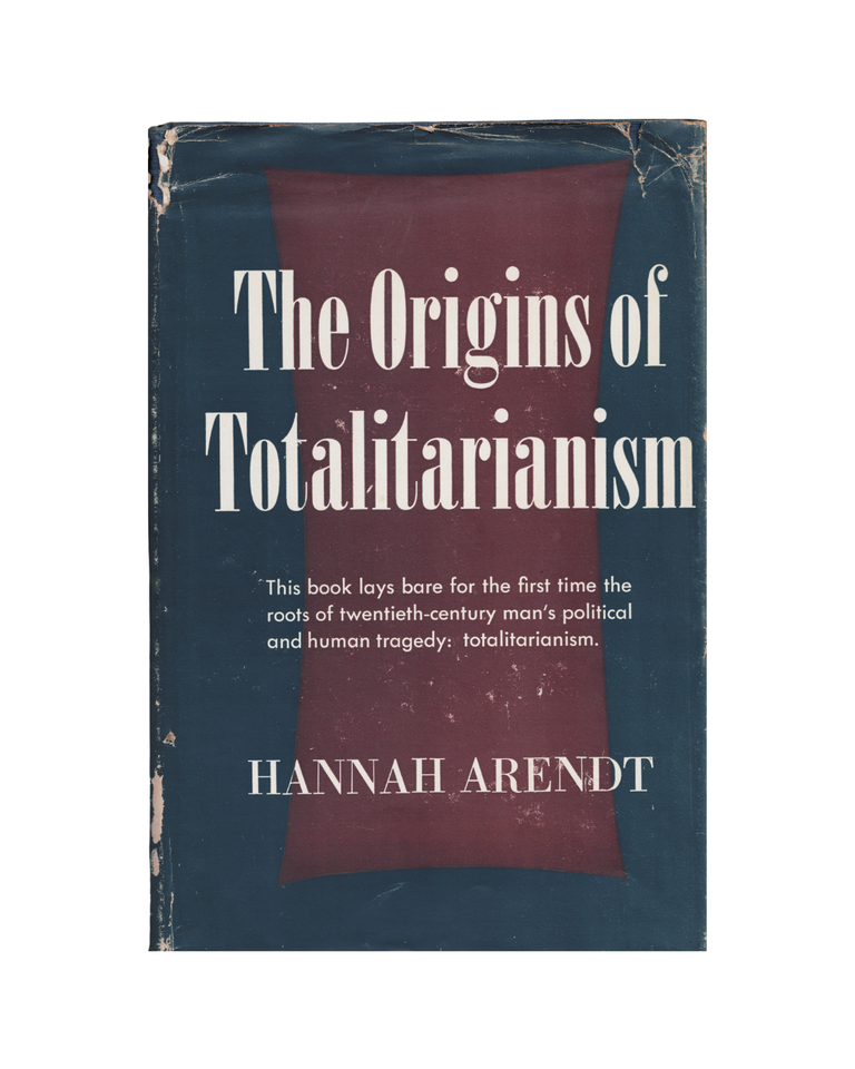 Item #1594 the origins of totalitarianism. hannah arendt