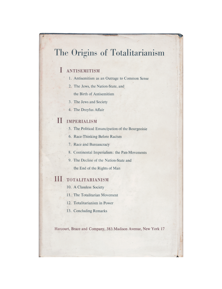 the origins of totalitarianism