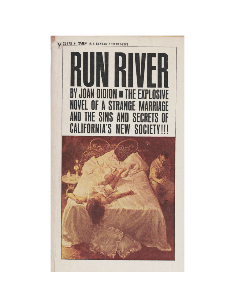Item #1658 run river. joan didion