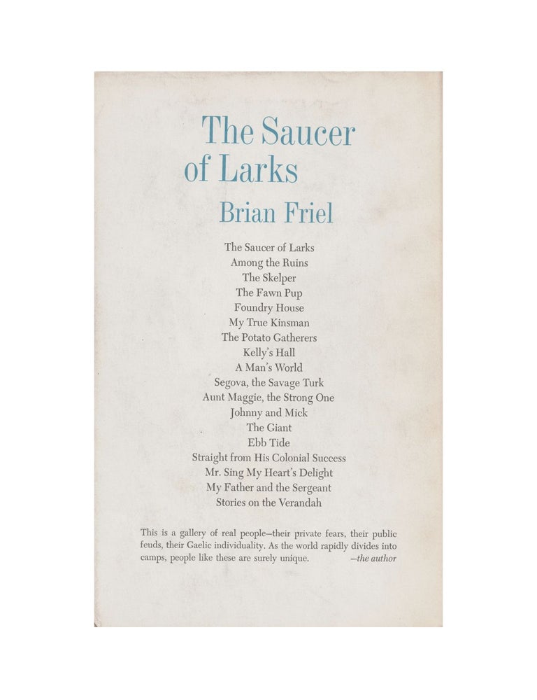 the saucer of larks: stories of ireland