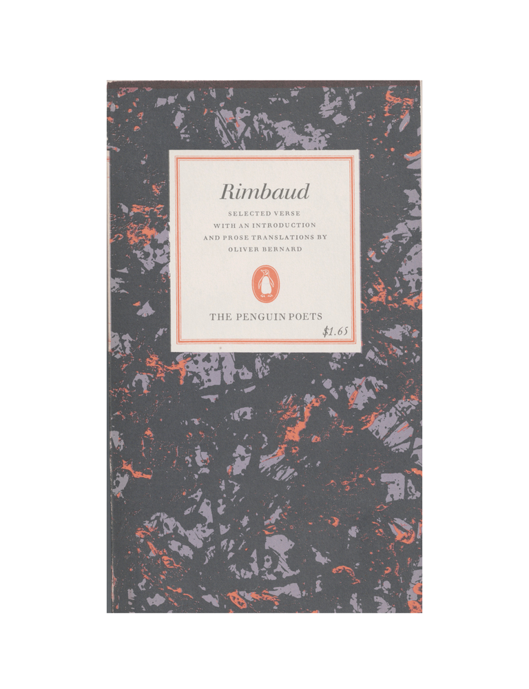 Item #1676 arthur rimbaud: selected verse. arthur rimbaud, oliver bernard