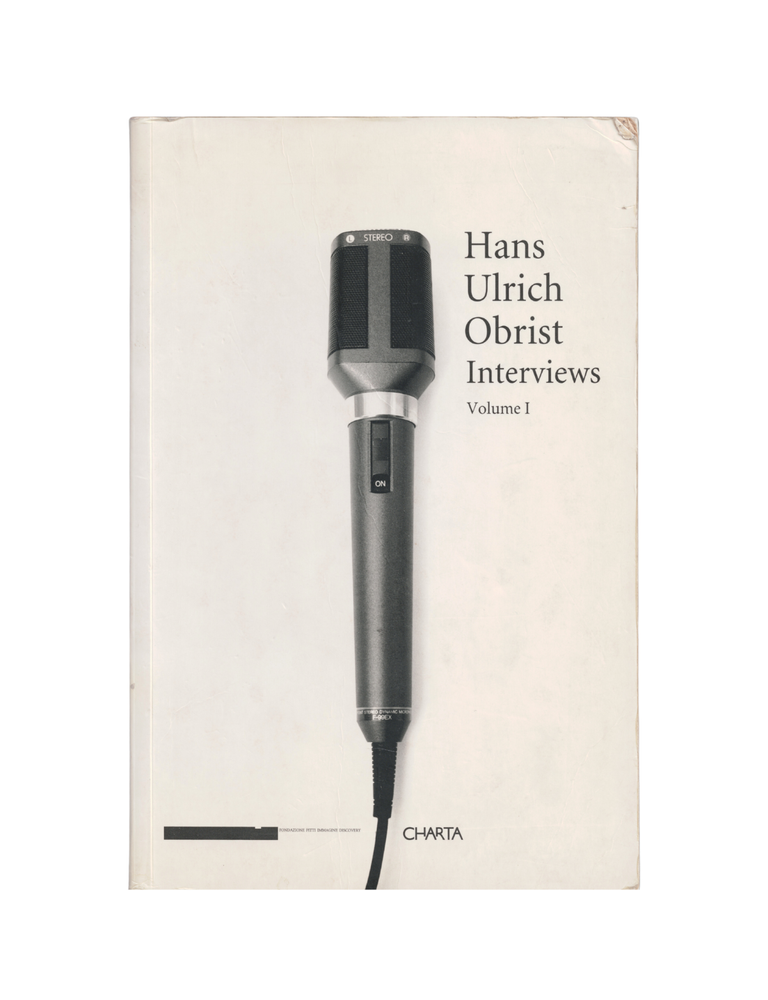 Item #1696 interviews volume i. hans ulrich obrist