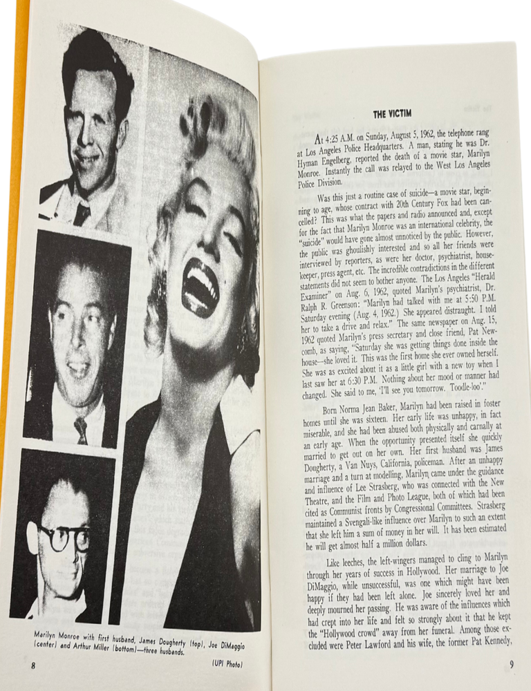 the strange death of marilyn monroe