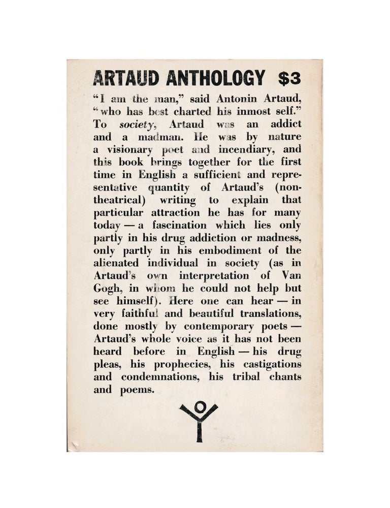 artaud anthology