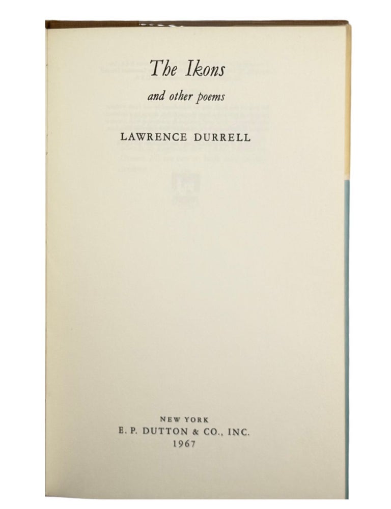the ikons and other poems