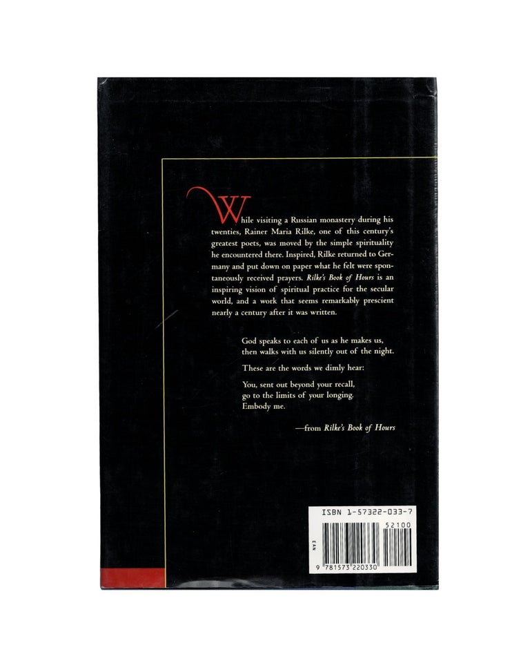 rilke's book of hours: love poems to god