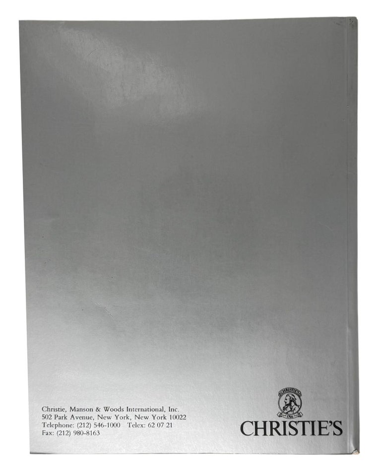 christie's auction catalog: the robert mapplethorpe collection