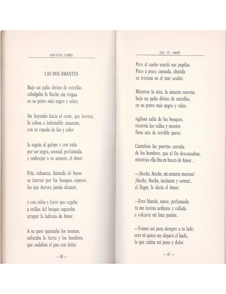 ¡oh, tú, amor! : poesías
