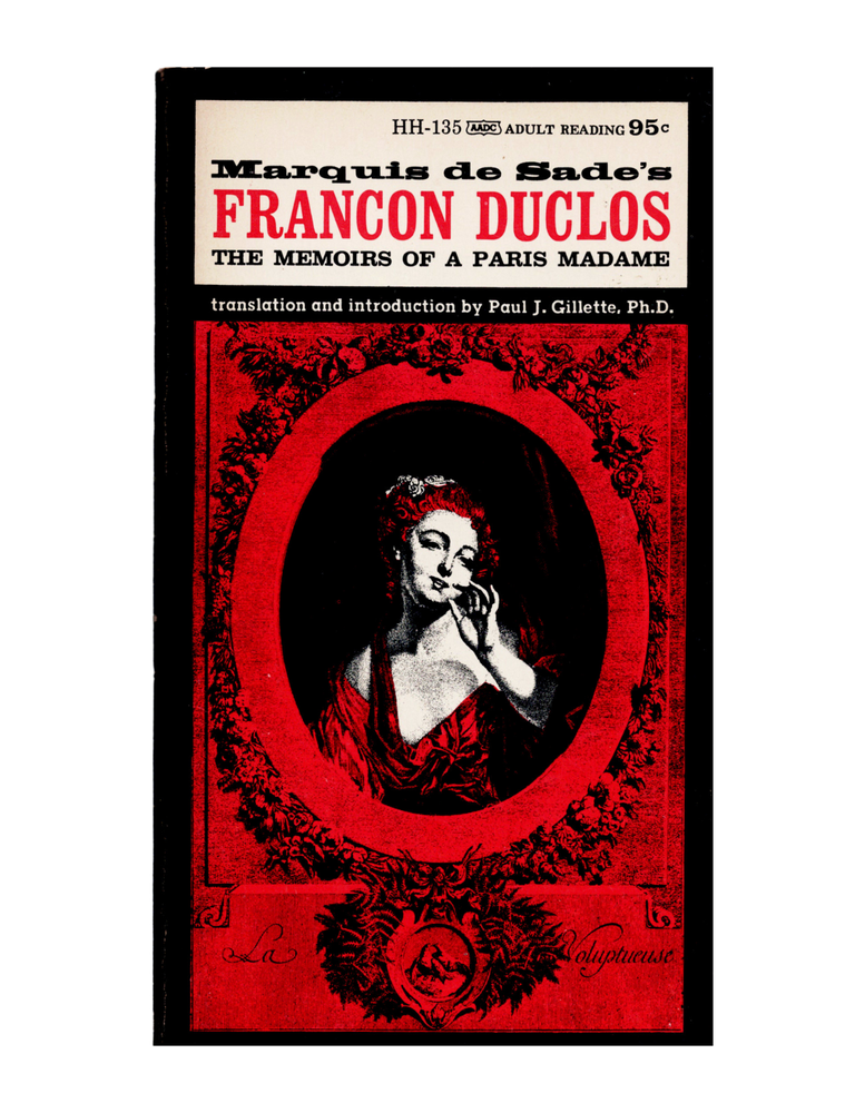 Item #1818 francon duclos: the memoirs of a paris madame. marquis de sade