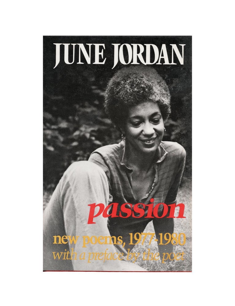 Item #1826 passion: new poems, 1977-1980. june jordan