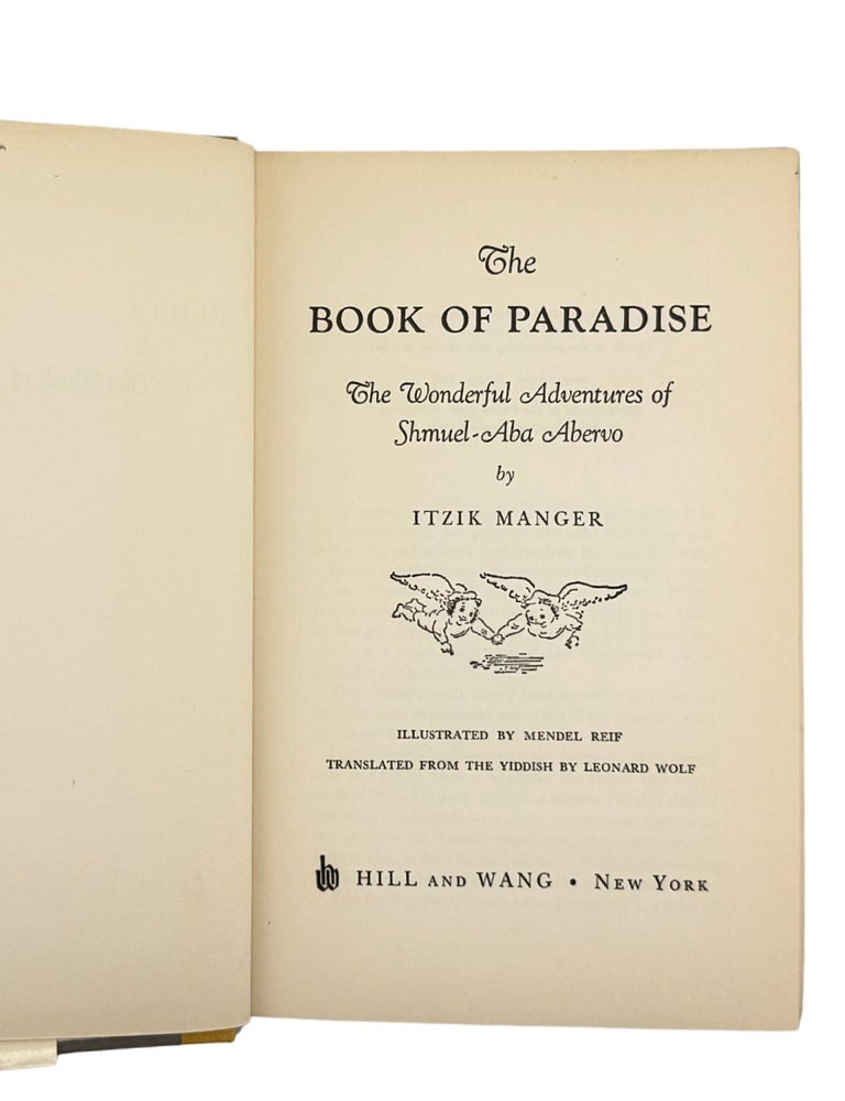 the book of paradise: the wonderful adventures of shmuel-aba abervo