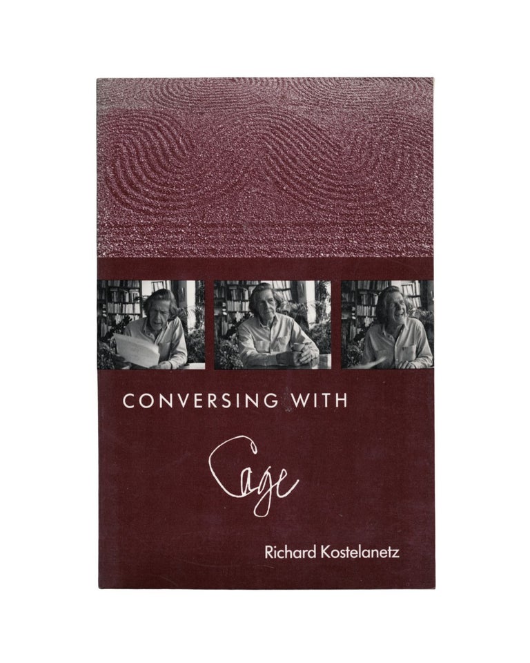 Item #1873 conversing with cage. richard kostelanetz