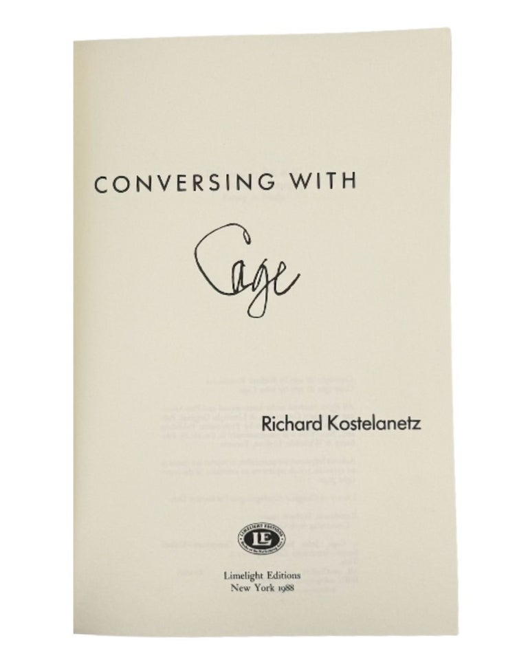 conversing with cage
