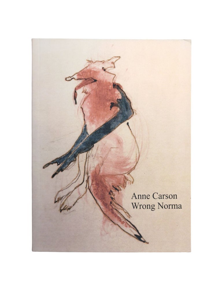 Item #1889 wrong norma. anne carson