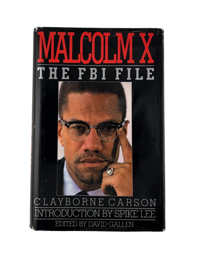 Item #1968 malcolm x: the fbi file. clayborne carson