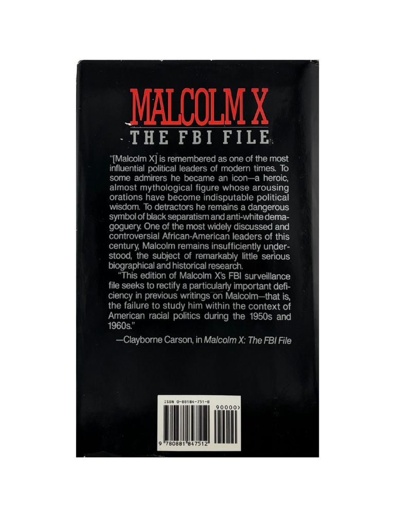 malcolm x: the fbi file