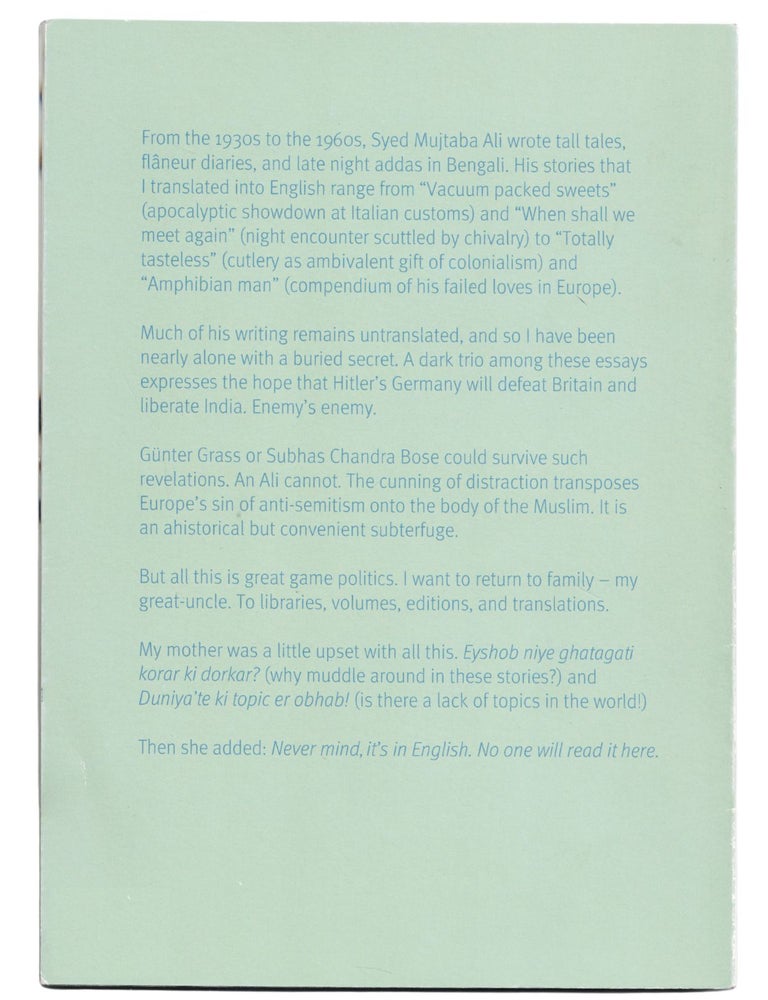 volume eleven (flaw in the algorithm of cosmopolitanism)